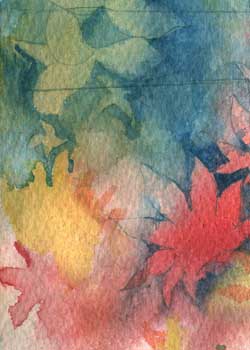 "Korean Maple" by Rosemary Penner, Madison WI - Watercolor - SOLD